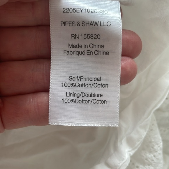 Veronica Beard Alondra Eyelet Lace Ruffle Tiered Maxi Dress in Small - Picture 9 of 9